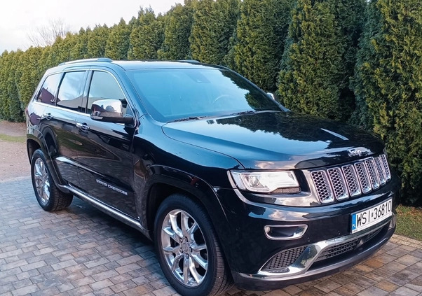 Jeep Grand Cherokee cena 95900 przebieg: 139943, rok produkcji 2014 z Siedlce małe 781